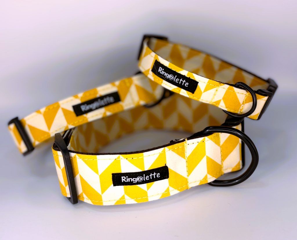 COLLARES ESTAMPA GEOMETRIC AMARILLO M